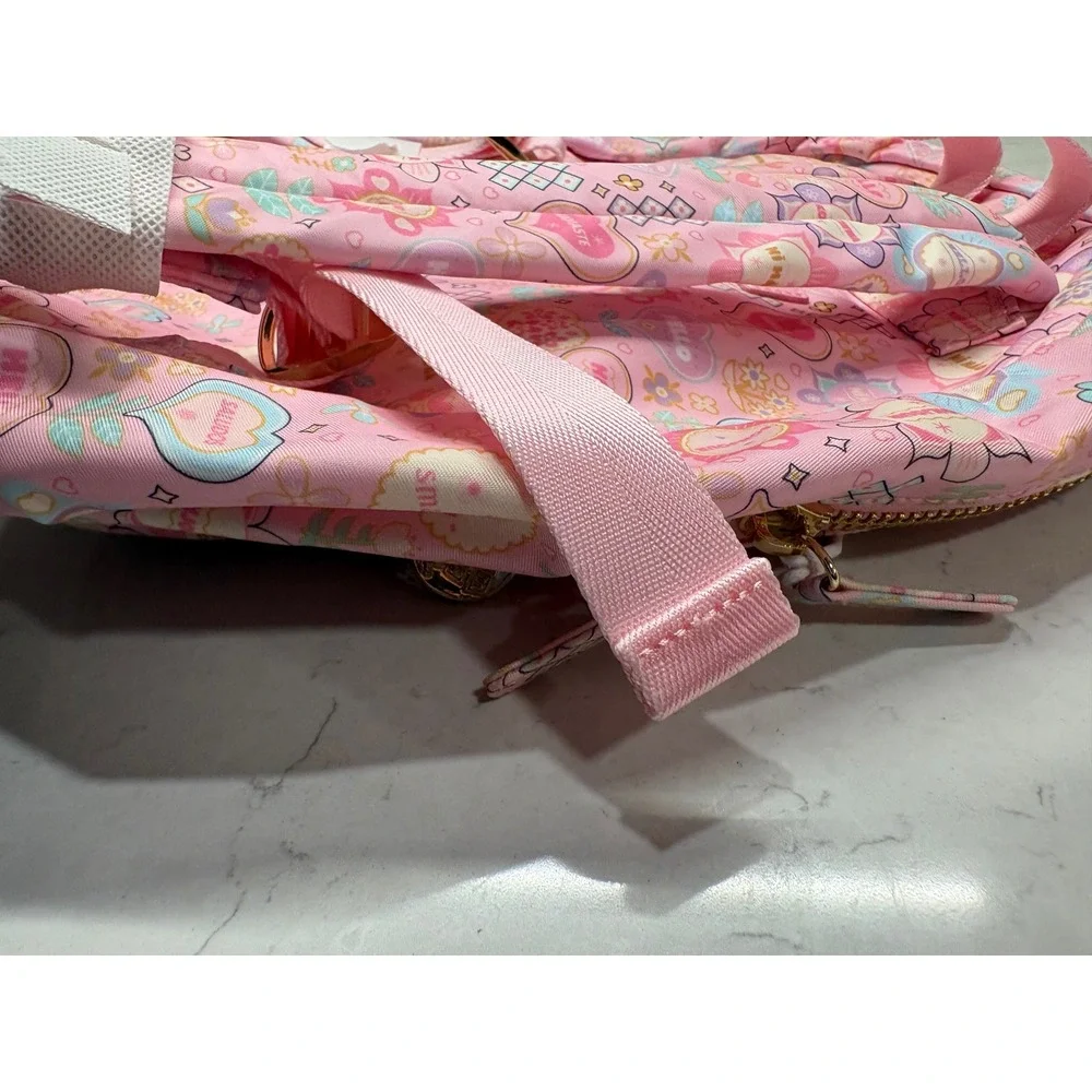 NWT Disney Parks Stoney Clover Lane Its A Small World Pink Mini Backpack